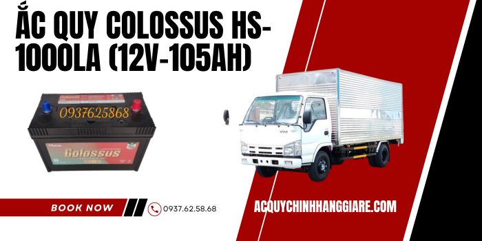 Ắc quy Colossus SMF HS-1000LA (12V-105AH)