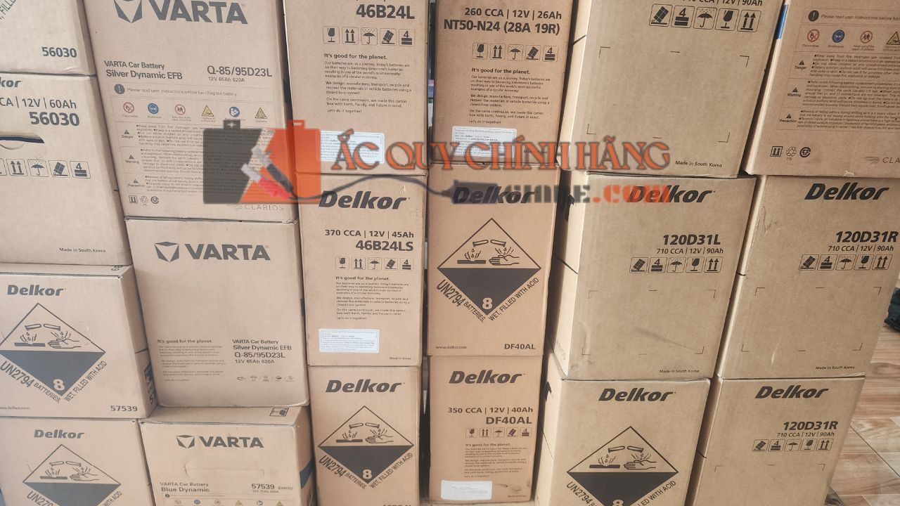ắc quy delkor