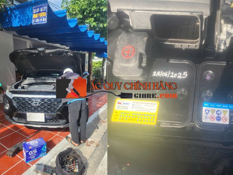 lắp đặt ắc quy tận nơi