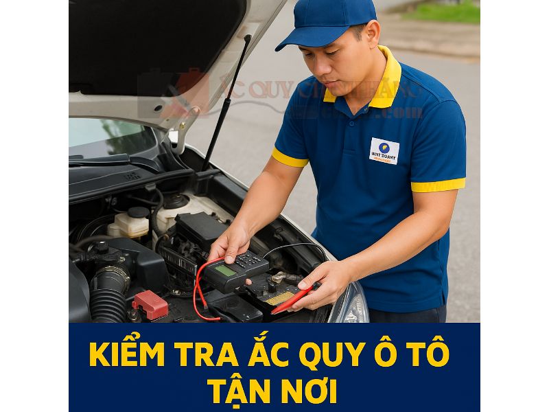 kiểm tra ắc quy ô tô tận nơi
